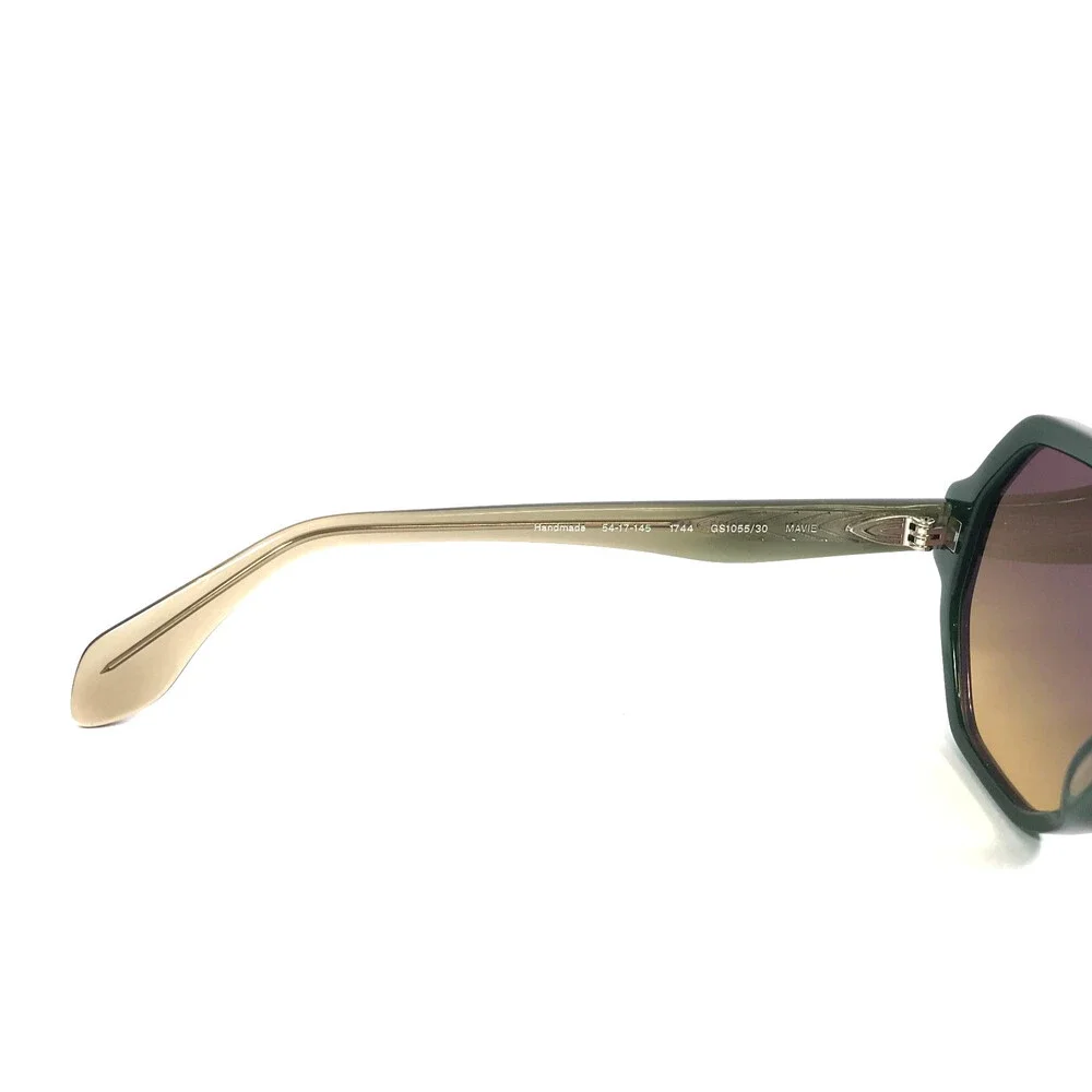 Gigi Studios Sunglasses MAVIE GS1055/30 Green Beige Frames Gradient Brown Lenses